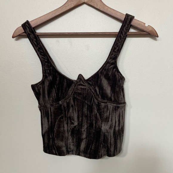 🔸 Urban Outfitters 🔸 brown crop top - Picture 5 of 9